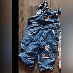 vintage overalls construction overalls 12 M